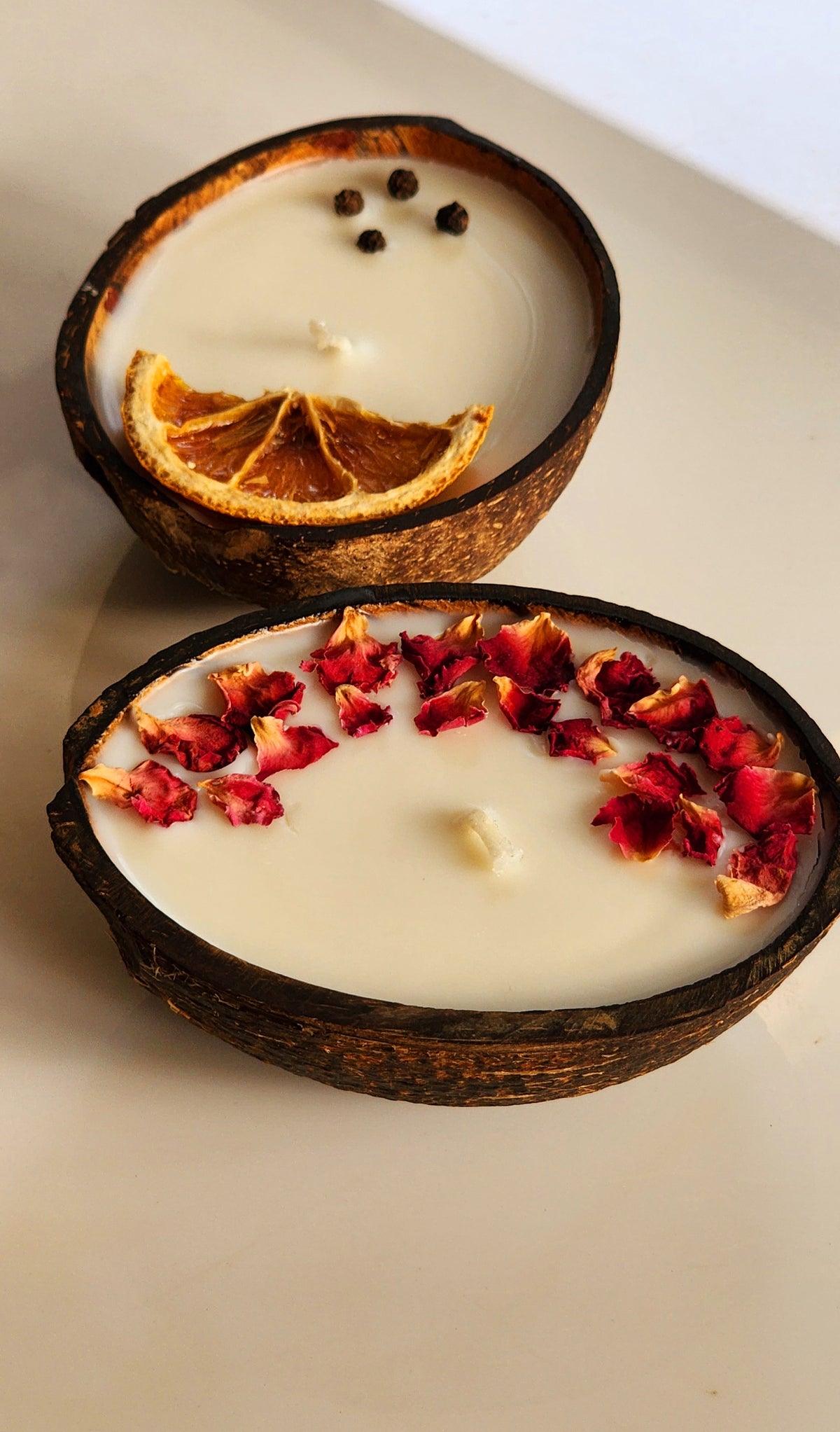 Scented Candles Combo of Three | Coconut Shell Products | UAE