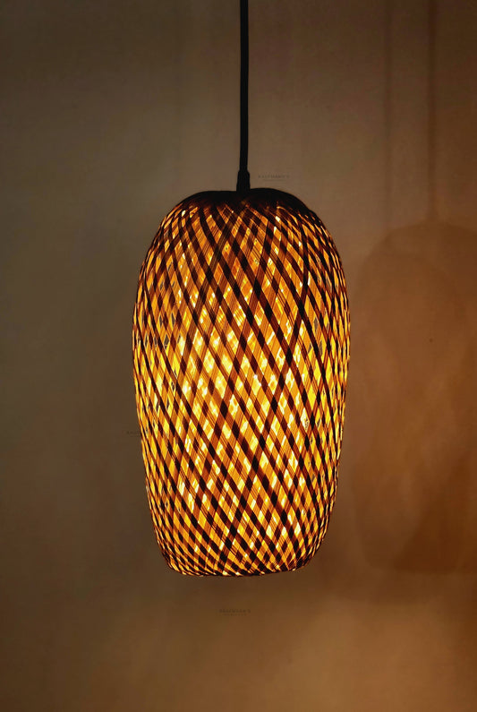 Pine apple bamboo lampshade